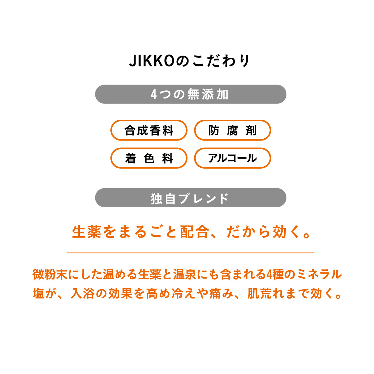 JIKKO 生薬薬湯入浴剤 7包入り - 生薬と温泉ミネラルで体ぽかぽか